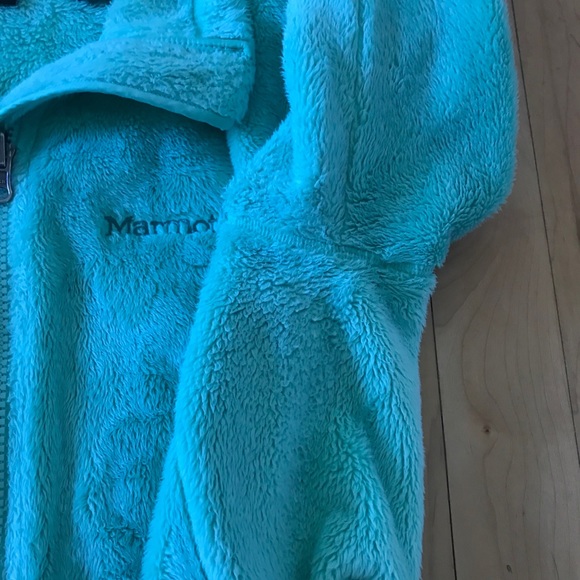 Marmot Lime Green Fuzzy Jacket - Picture 6 of 8